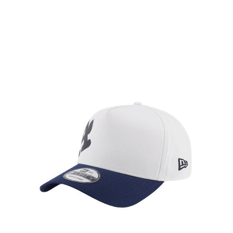 9FORTYAf Spray Paint Los Angeles Dodgers Men's Caps - White