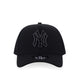 9Fortyaf Metal Badge New York Yankees Men's Caps - Black