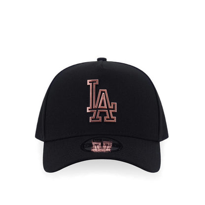 9Fortyaf Metal Badge Los Angeles Dodgers Men's Caps - Black