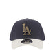 9FORTY A-Frame Hammered Metal Bagde Los Angeles Dodgers Men's Caps - Graphite