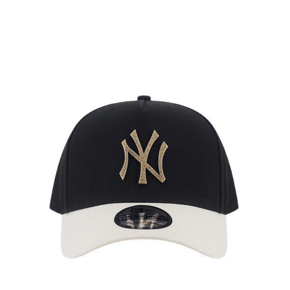 9FORTY A-Frame Hammered Metal Bagde New York Yankees Men's Caps - Black