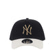 9FORTY A-Frame Hammered Metal Bagde New York Yankees Men's Caps - Black