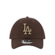 9FORTY Hammered Metal Bagde Los Angeles Dodgers Men's Caps - Walnut