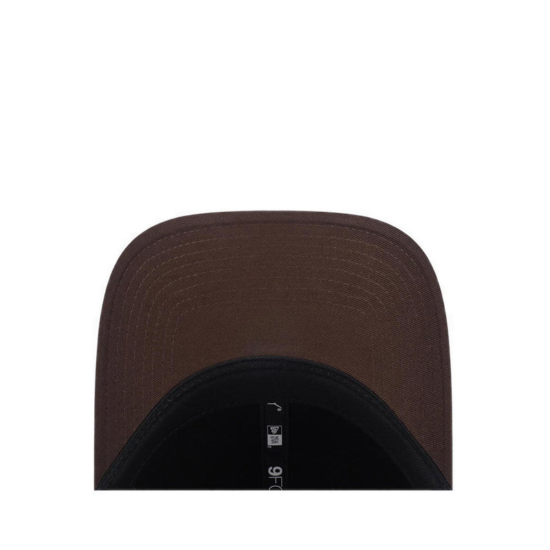 9FORTY Hammered Metal Bagde Los Angeles Dodgers Men's Caps - Walnut