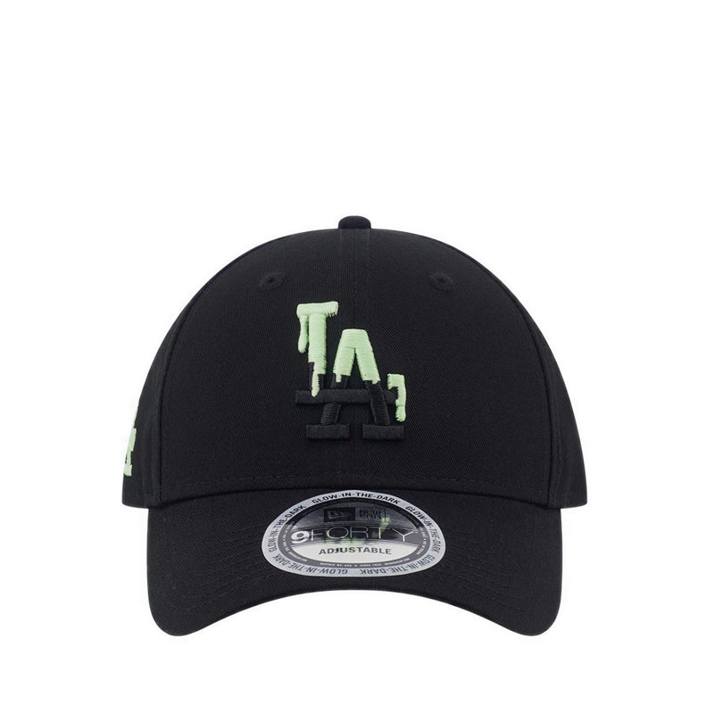 9FORTY Glow In The Dark Los Angeles Dodgers Men's Caps - Black
