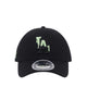 9FORTY Glow In The Dark Los Angeles Dodgers Men's Caps - Black