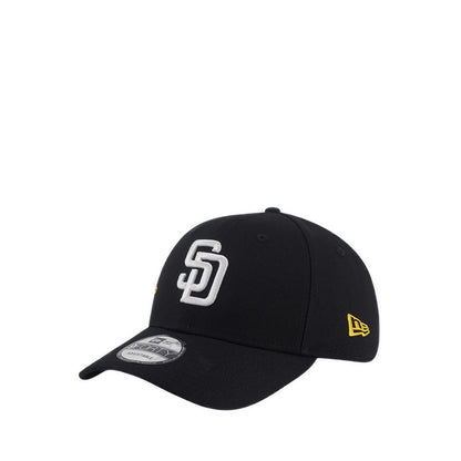 9FORTY Cross Panels Script San Diego Padres Men's Caps - Black