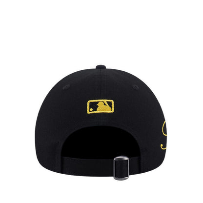 9FORTY Cross Panels Script San Diego Padres Men's Caps - Black