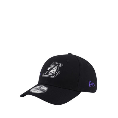 9FORTY Cross Panels Script Los Angeles Lakers Men's Caps - Black