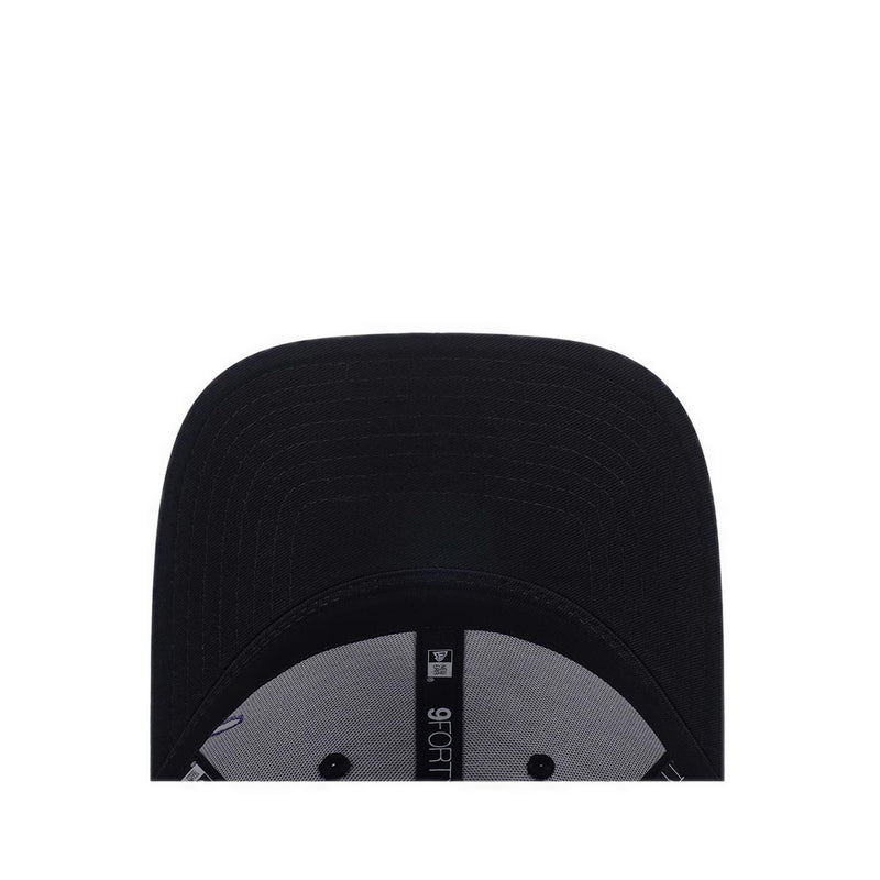 9FORTY Cross Panels Script Los Angeles Lakers Men's Caps - Black