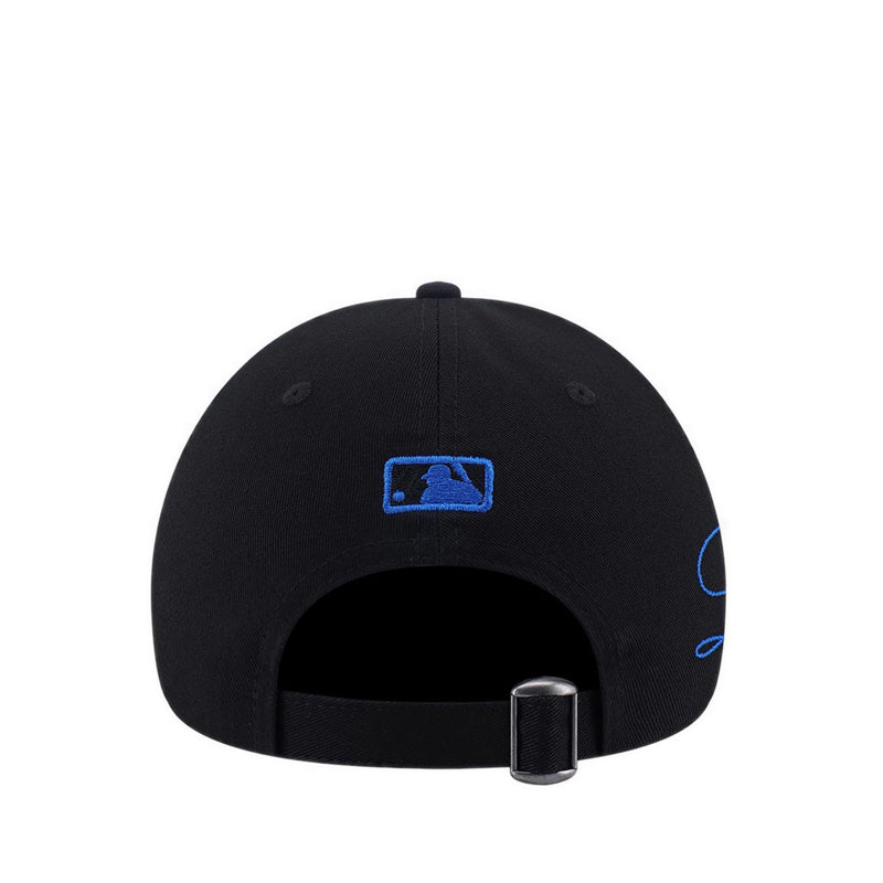 9FORTY Cross Panels Script Los Angeles Dodgers Men's Caps - Black