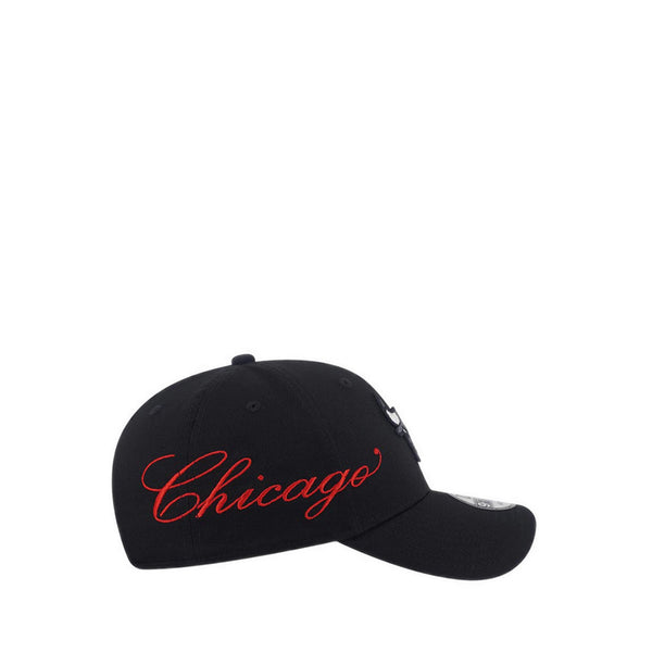 9FORTY Cross Panels Script Chicago Bulls Men's Caps - Black
