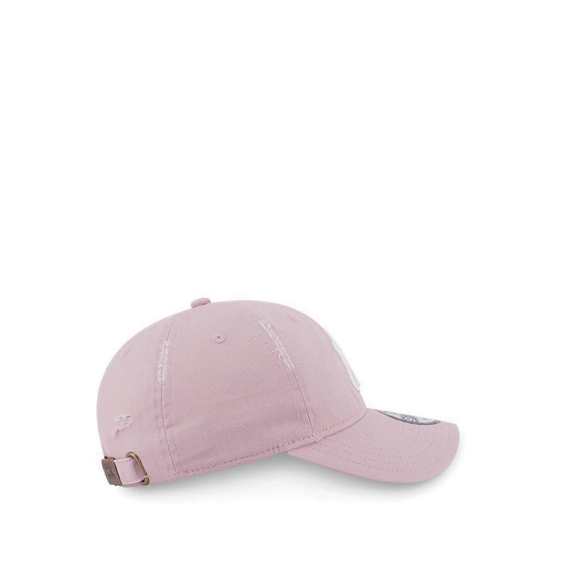 9Fortyunst Damage Wash New York Yankees Men's Caps - Pink Rouge