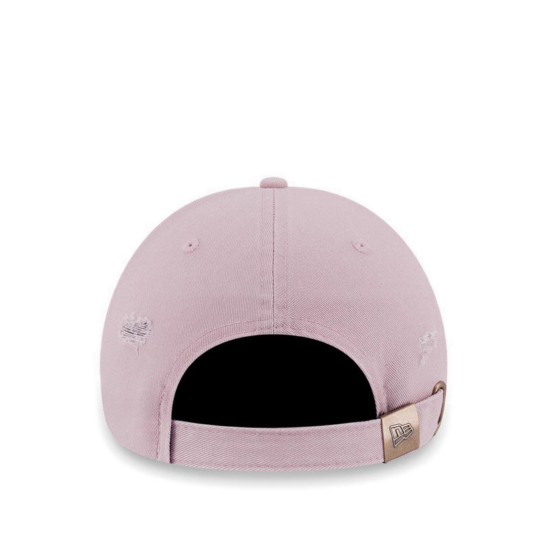 9Fortyunst Damage Wash New York Yankees Men's Caps - Pink Rouge