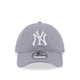 9Fortyunst Damage Wash New York Yankees Men's Caps - Gray