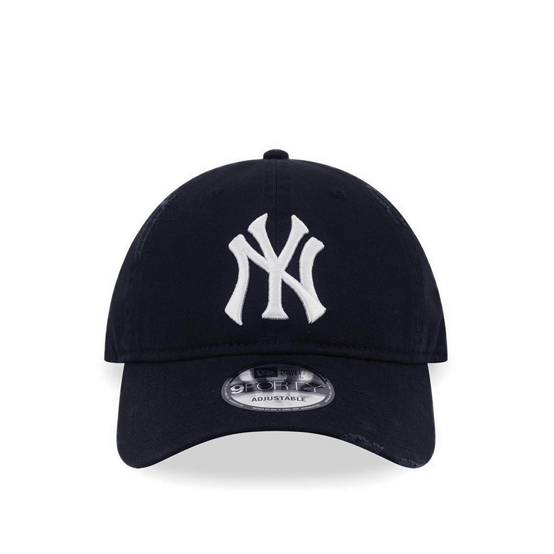 9Fortyunst Damage Wash New York Yankees Men's Caps - Black