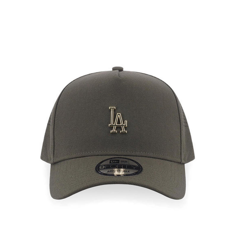 9Fortyaf Medium Metal Badge Los Angeles Dodgers Men's Caps - New Olive