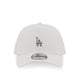 9Fortyaf Medium Metal Badge Los Angeles Dodgers Men's Caps - Chrome White