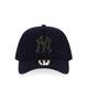 9Fortyaf Damage Metal Badge New York Yankees Men's Caps - Black