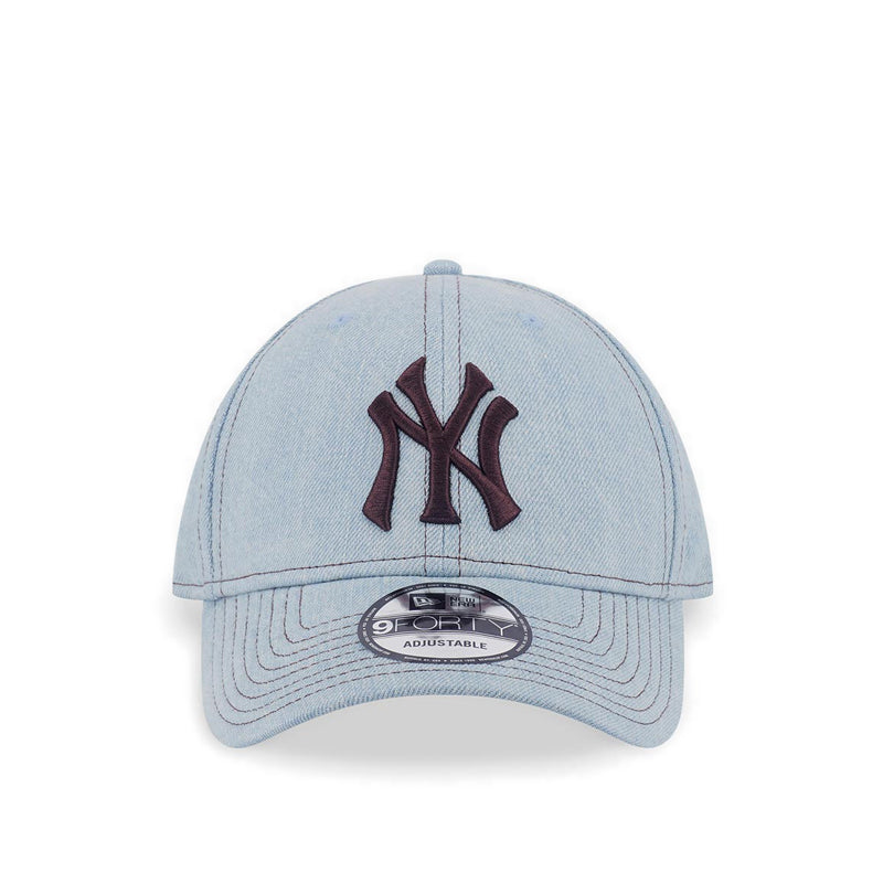 9FORTY Washed New York Yankees Men's Caps - Light Denim Blue