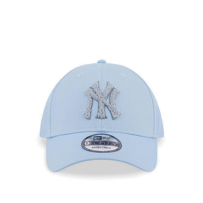9Forty Chenille Logo New York Yankees Men's Caps - Glacial Blue