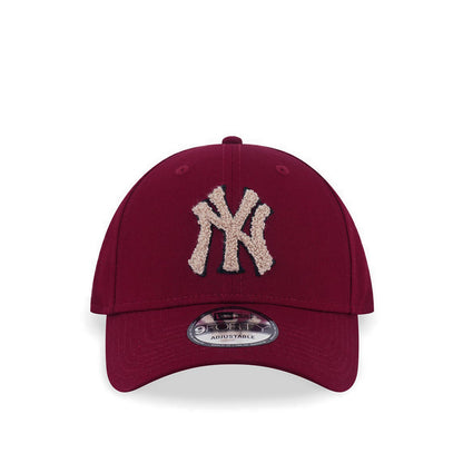 9Forty Chenille Logo New York Yankees Men's Caps - Cardinal