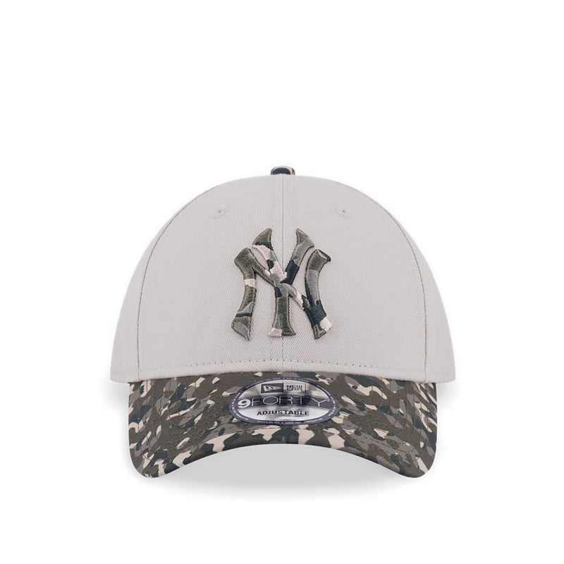 9Forty Camo New York Yankees Men's Caps - Stone