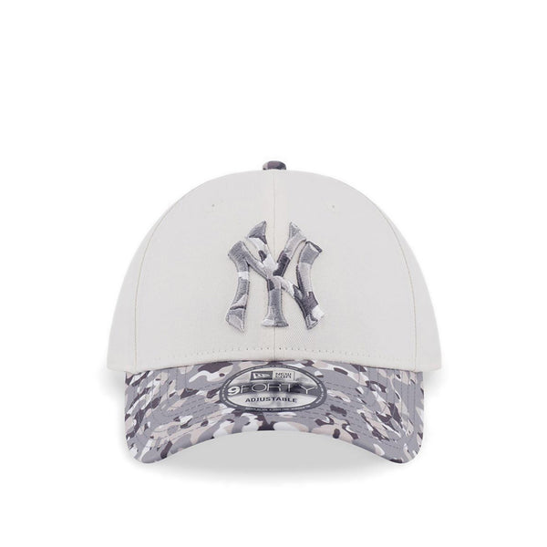 9Forty Camo New York Yankees Men's Caps - Chrome White