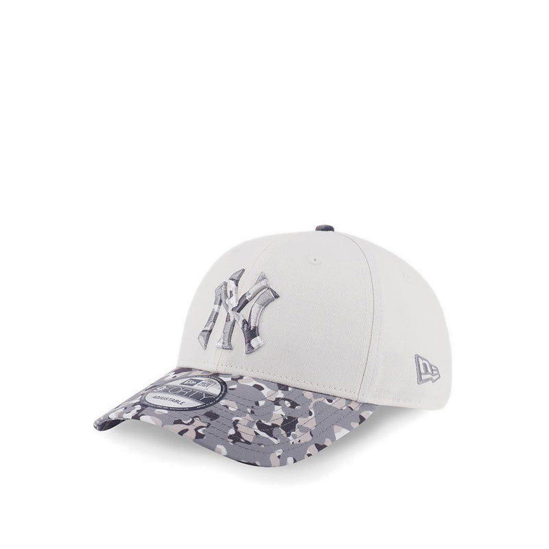 9Forty Camo New York Yankees Men's Caps - Chrome White