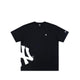Ss Tee Ne Basic Spray Paint New York Yankees Men's T-Shirt - Black