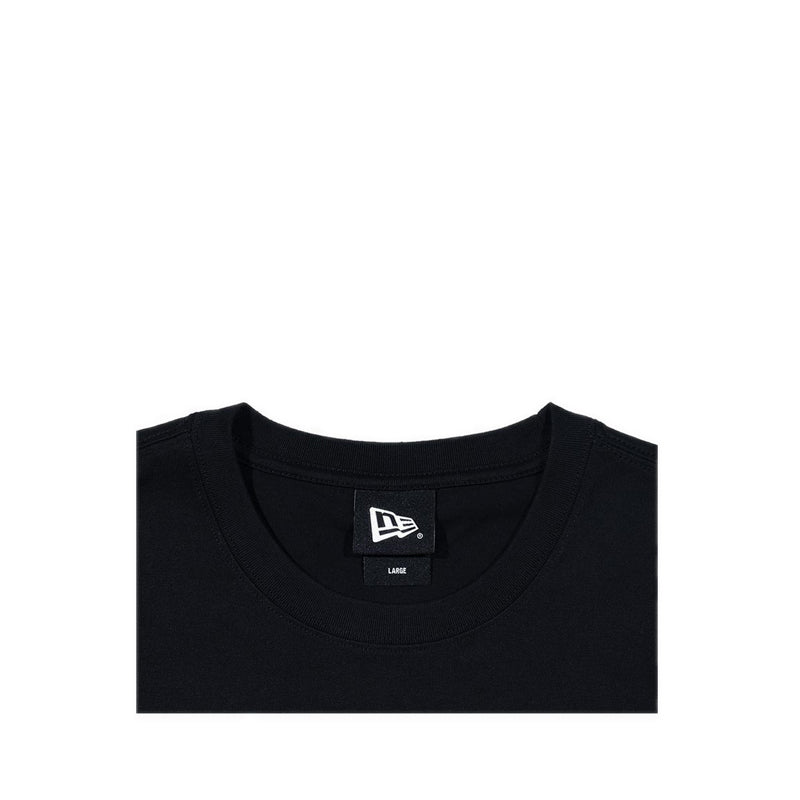 Ss Tee Ne Basic Spray Paint New York Yankees Men's T-Shirt - Black