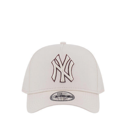 9FORTYAf Outline Lg New York Yankees Men's Caps - Light Cream