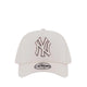 9FORTYAf Outline Lg New York Yankees Men's Caps - Light Cream