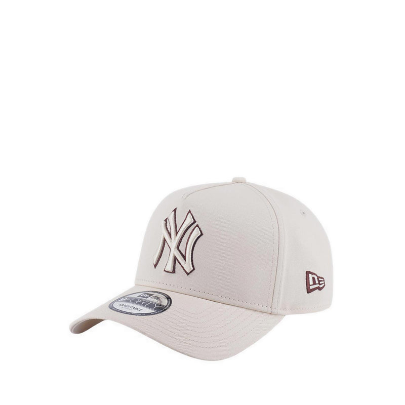 9FORTYAf Outline Lg New York Yankees Men's Caps - Light Cream