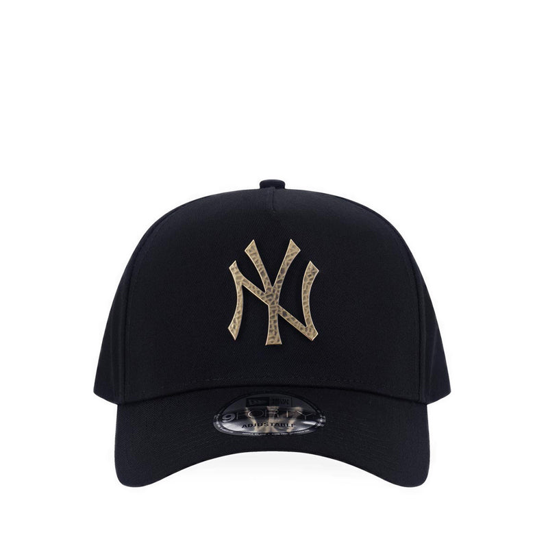 9FORTY A-Frame Hammered Badge New York Yankees Men's Caps - Black