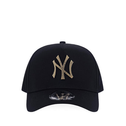 9FORTY A-Frame Hammered Badge New York Yankees Men's Caps - Black