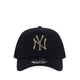 9FORTY A-Frame Hammered Badge New York Yankees Men's Caps - Black