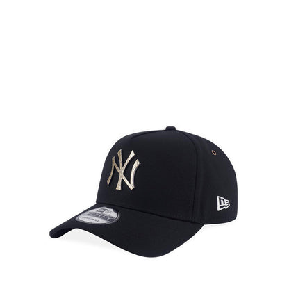 9FORTY A-Frame Hammered Badge New York Yankees Men's Caps - Black
