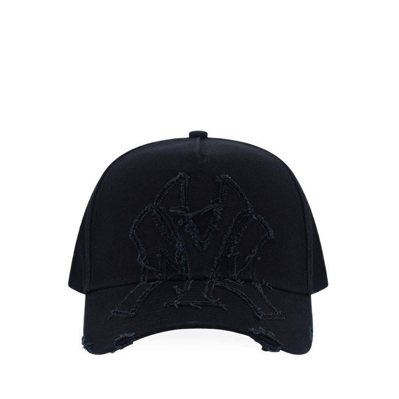 9FORTYAF Distress Mlb New York Yankees Men's Caps - Black