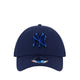 9FORTY Metallic Logo New York Yankees Men's Caps - Oceanside Blue