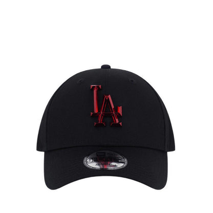 9FORTY Metallic Logo Los Angeles Dodgers Men's Caps - Black