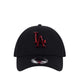 9FORTY Metallic Logo Los Angeles Dodgers Men's Caps - Black