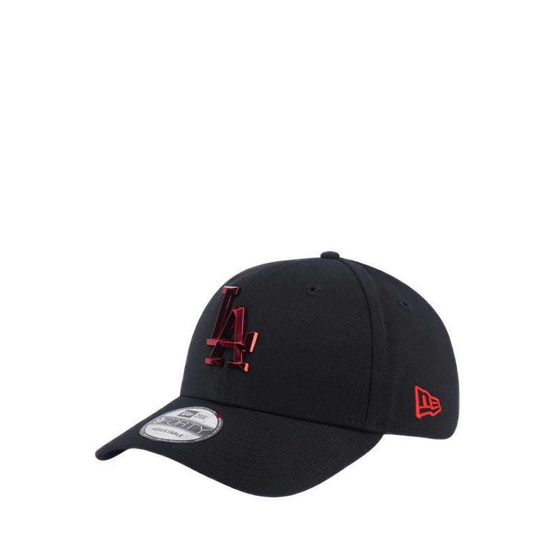 9FORTY Metallic Logo Los Angeles Dodgers Men's Caps - Black