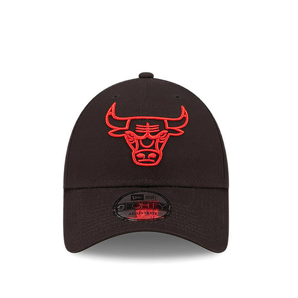 9FORTY Neon Outline Chicago Bulls Men's Caps - Black
