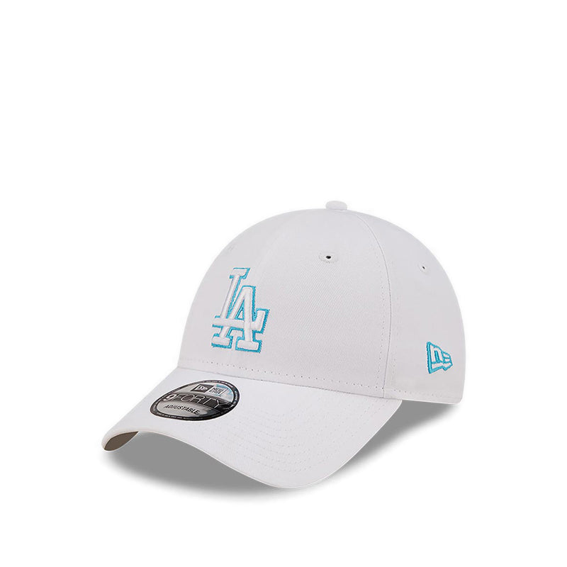 9FORTY Neon Outline New York Yankees Men's Caps - Optic White