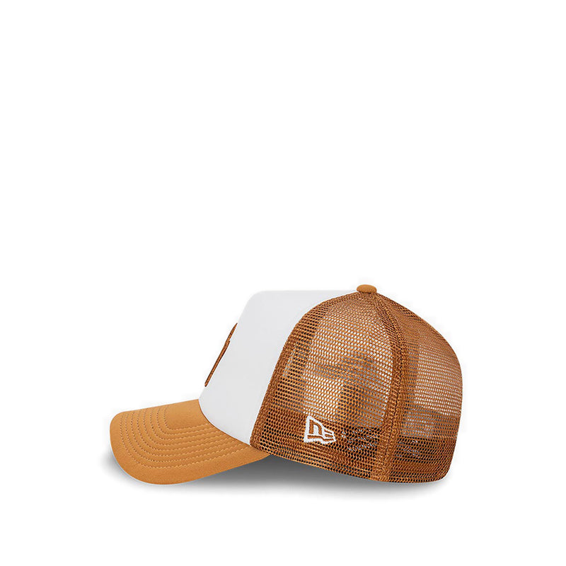 9FORTYAf Trucker Earth Tone New York Yankees Men's Caps - White/ Toasted Peanut