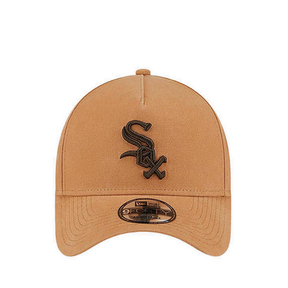 9FORTY A-Frame Washed Canvas Bronze Chicago White Sox Unisex Caps - Light Bronze