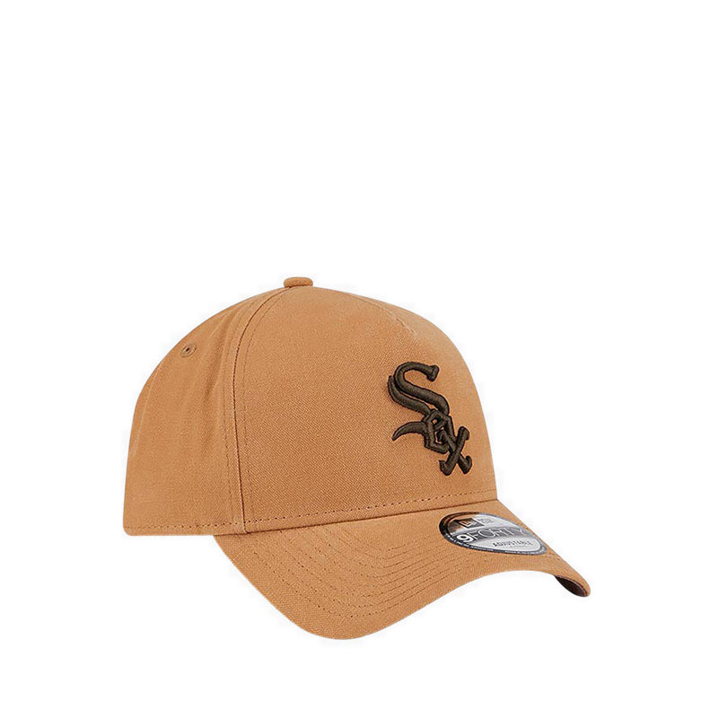 9FORTY A-Frame Washed Canvas Bronze Chicago White Sox Unisex Caps - Light Bronze