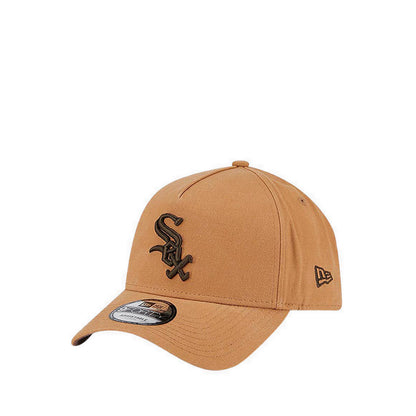 9FORTY A-Frame Washed Canvas Bronze Chicago White Sox Unisex Caps - Light Bronze
