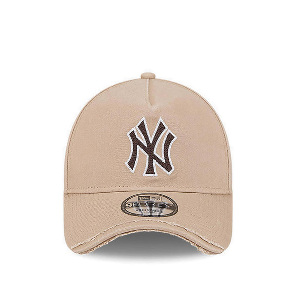 9FORTYAf Visor Distress New York Yankees Men's Caps - Camel